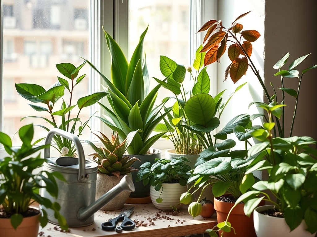 Houseplant Care Calendar by Season