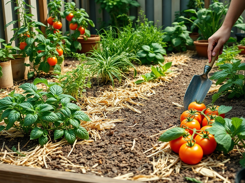How to Mulch an Edible Garden the Right Way